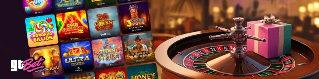 GTBet Casino — Slots et Roulette